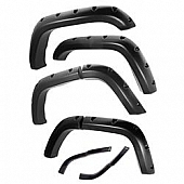 Rugged Ridge Fender Flare - Black Textured Thermoplastic Set Of 4 - 1163410