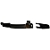 Help! By Dorman Exterior Door Handle - Plastic Black Single - 81324