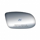 K-Source Exterior Mirror Glass Oval Power/ Manual Single - 90061