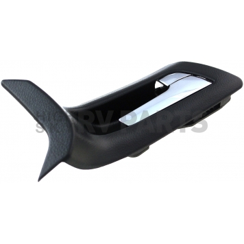 Help! By Dorman Interior Door Handle - Plastic Black Housing With Silver Lever Single - 82632-2