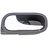 Help! By Dorman Interior Door Handle - Plastic Black Housing With Silver Lever Single - 82633
