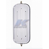 K-Source Exterior Mirror Manual Rectangular Silver Single - RH072