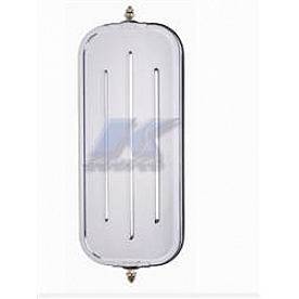 K-Source Exterior Mirror Manual Rectangular Silver Single - RH072