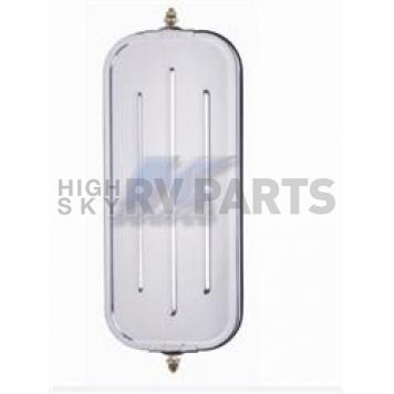 K-Source Exterior Mirror Manual Rectangular Silver Single - RH072
