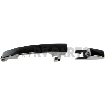 Help! By Dorman Exterior Door Handle - Plastic Silver/ Black Single - 81328