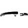 Help! By Dorman Exterior Door Handle - Plastic Silver/ Black Single - 81328