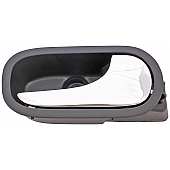 Help! By Dorman Interior Door Handle - Plastic Black Housing With Silver Lever Single - 82634