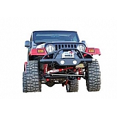 Rampage Bumper 1-Piece Design Recovery Steel Black - 78510