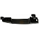 Help! By Dorman Exterior Door Handle - Plastic Black Single - 81329