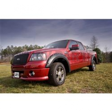 Rugged Ridge Fender Flare - Black ABS Textured Plastic Set Of 4 - 8163003