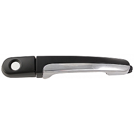 Help! By Dorman Exterior Door Handle - Plastic Silver Single - 81331