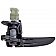 Help! By Dorman Interior Door Handle - Lever Plastic Black Single - 83613