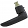 Help! By Dorman Interior Door Handle - Lever Plastic Black Single - 83613