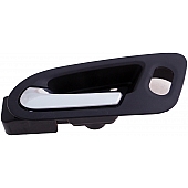 Help! By Dorman Interior Door Handle - Plastic Black Housing With Silver Lever Single - 82645
