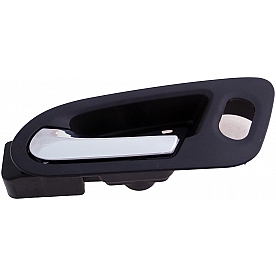 Help! By Dorman Interior Door Handle - Plastic Black Housing With Silver Lever Single - 82645