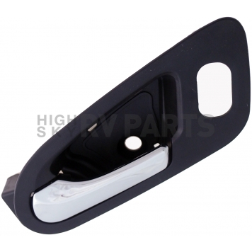 Help! By Dorman Interior Door Handle - Plastic Black Housing With Silver Lever Single - 82645-2