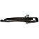Help! By Dorman Exterior Door Handle - Plastic Black Single - 80604