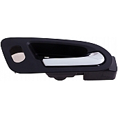 Help! By Dorman Interior Door Handle - Plastic Black Housing With Silver Lever Single - 82646