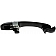 Help! By Dorman Exterior Door Handle - Plastic Black Single - 81371