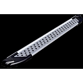 Romik USA Running Board Silver Aluminum Stationary - 60052418
