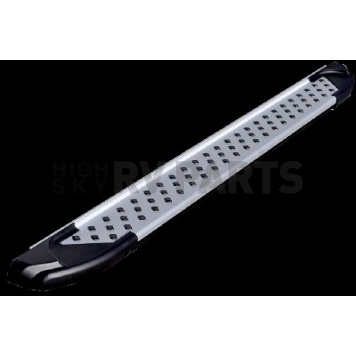 Romik USA Running Board Silver Aluminum Stationary - 60052418