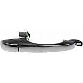 Help! By Dorman Exterior Door Handle - Plastic Silver/ Black Single - 81373