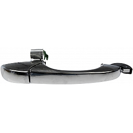 Help! By Dorman Exterior Door Handle - Plastic Silver/ Black Single - 81373