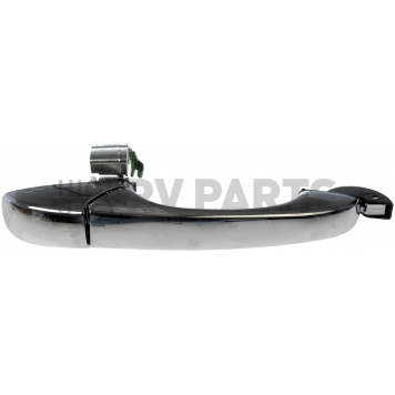 Help! By Dorman Exterior Door Handle - Plastic Silver/ Black Single - 81373