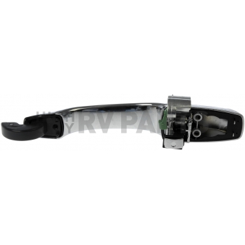 Help! By Dorman Exterior Door Handle - Plastic Silver/ Black Single - 81373-1