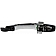 Help! By Dorman Exterior Door Handle - Plastic Silver/ Black Single - 81373