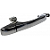 Help! By Dorman Exterior Door Handle - Plastic Silver/ Black Single - 81373
