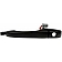 Help! By Dorman Exterior Door Handle - Plastic Black Single - 81374