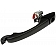Help! By Dorman Exterior Door Handle - Plastic Black Single - 81374