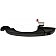 Help! By Dorman Exterior Door Handle - Plastic Black Single - 81376