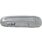 Help! By Dorman Exterior Door Handle - Plastic Silver Single - 93524