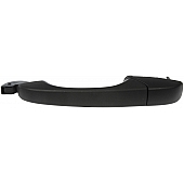 Help! By Dorman Exterior Door Handle - Plastic Black Single - 81380