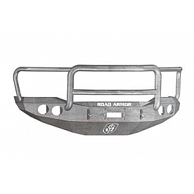 Road Armor Bumper Stealth Lonestar 1-Piece Design Steel Natural - 99031Z