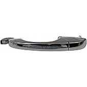 Help! By Dorman Exterior Door Handle - Plastic Silver/ Black Single - 81381