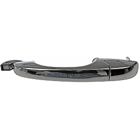 Help! By Dorman Exterior Door Handle - Plastic Silver/ Black Single - 81381