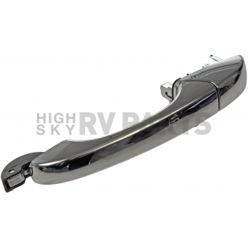 Help! By Dorman Exterior Door Handle - Plastic Silver/ Black Single - 81381-2