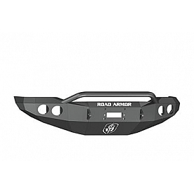 Road Armor Bumper Stealth Pre-Runner 1-Piece Design Steel Black - 99034B
