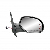 K-Source Exterior Mirror Electric OEM Black Single - 62153G