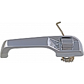 Help! By Dorman Exterior Door Handle - Plastic Silver Single - 93554