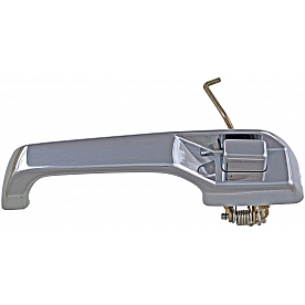 Help! By Dorman Exterior Door Handle - Plastic Silver Single - 93554