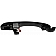 Help! By Dorman Exterior Door Handle - Plastic Black Single - 81383