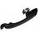 Help! By Dorman Exterior Door Handle - Plastic Black Single - 81383