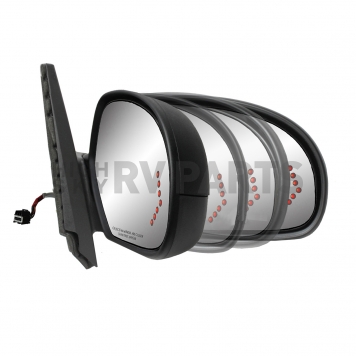 K-Source Exterior Mirror Electric OEM Black Single - 62155G-1