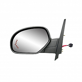 K-Source Exterior Mirror Electric OEM Black Single - 62156G