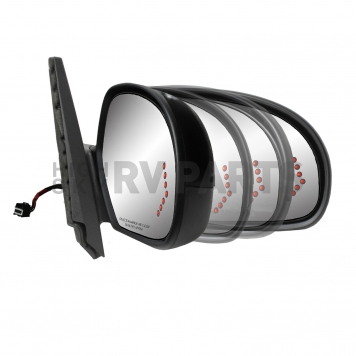 K-Source Exterior Mirror Electric OEM Black Single - 62157G-1