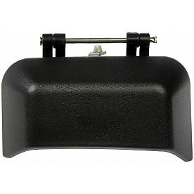 Help! By Dorman Exterior Door Handle - Plastic Black Single - 81388
